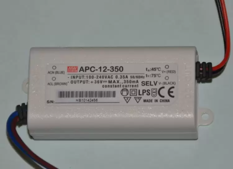 LED Driver Meanwell 350mA 12W