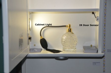 (image for) 1.8w LED Cabinet Light and IR Door Sensor Kits