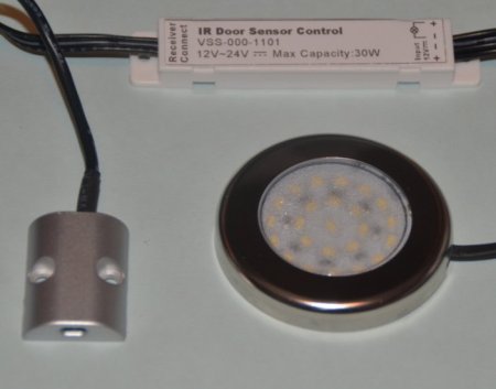 (image for) 1.8w LED Cabinet Light and IR Door Sensor Kits