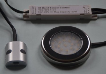 (image for) 2.4w LED Cabinet Light and IR Hand Wave sensor Kits