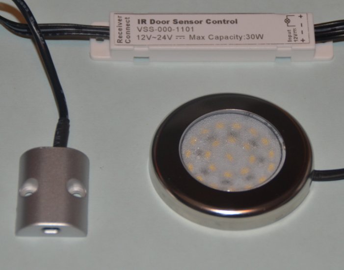 (image for) 1.8w LED Cabinet Light and IR Door Sensor Kits