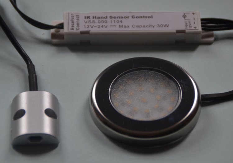 (image for) 2.4w LED Cabinet Light and IR Hand Wave sensor Kits