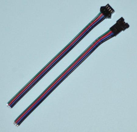 (image for) LED Connector RGB - Twin plugged
