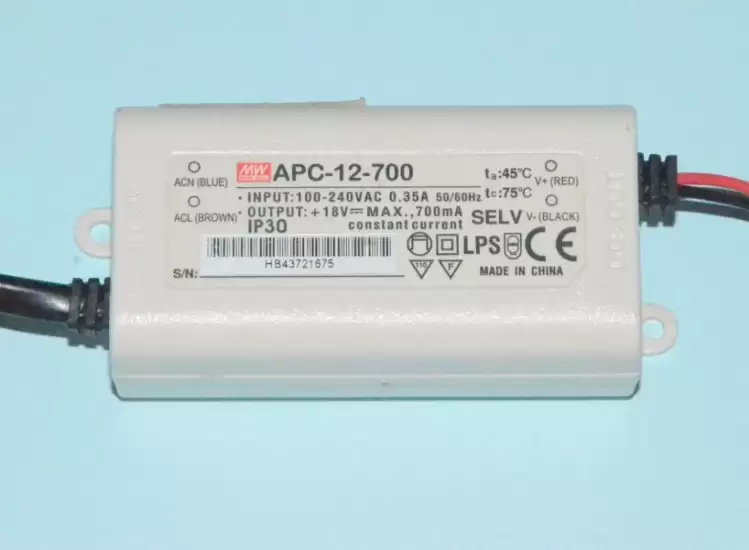 LED Driver Meanwell 700mA 12W