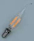 LED Candle Flame Filament Bulb 4w SES