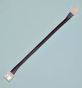 LED Tape Connector RGB 2 end wire