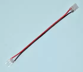 LED Tape Connector Single Colour 5050 2 end wire