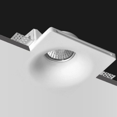 (image for) Plaster Downlight Single Square Recessed SD0022