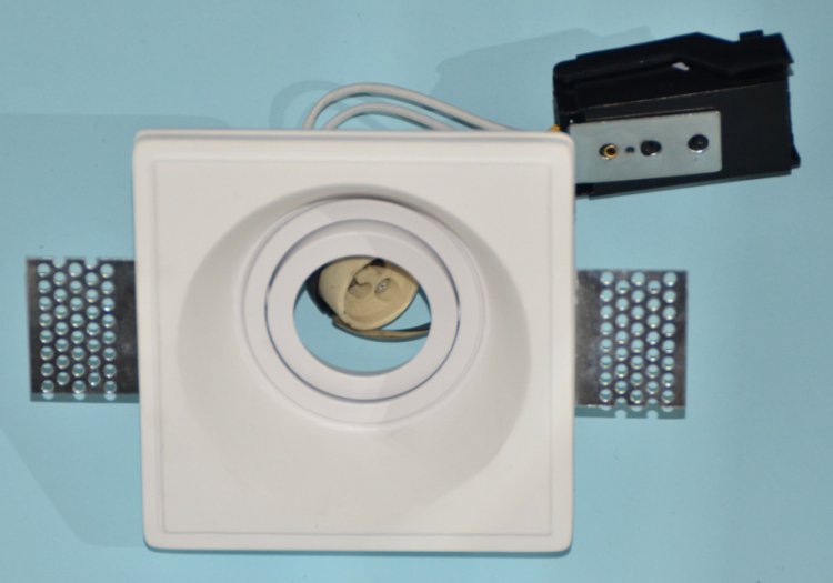 (image for) Plaster Downlight Single Square Recessed SD0022