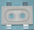 (image for) Plaster Downlight Twin Recessed B836