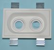 (image for) Plaster Downlight Twin Recessed B836