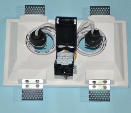 (image for) Plaster Downlight Twin Recessed B836