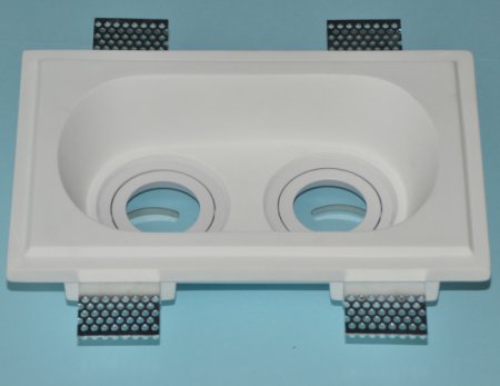 (image for) Plaster Downlight Twin Recessed B836