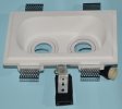 (image for) Plaster Downlight Twin Recessed B836