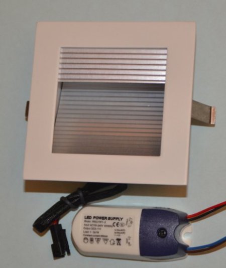 (image for) Recessed Wall Light- white- KC105