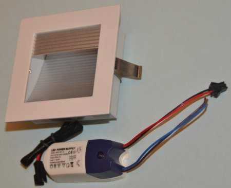 (image for) Recessed Wall Light- white- KC105
