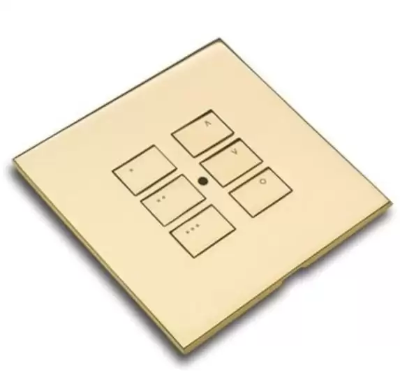 Wireless EOS plate Polished Brass- RP-EOS-60-PB