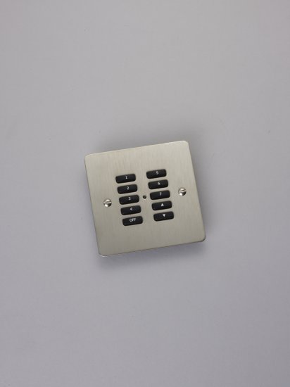 (image for) Rako - Mirrored Stainless Steel cover plate Kit - RVF-070-MSS