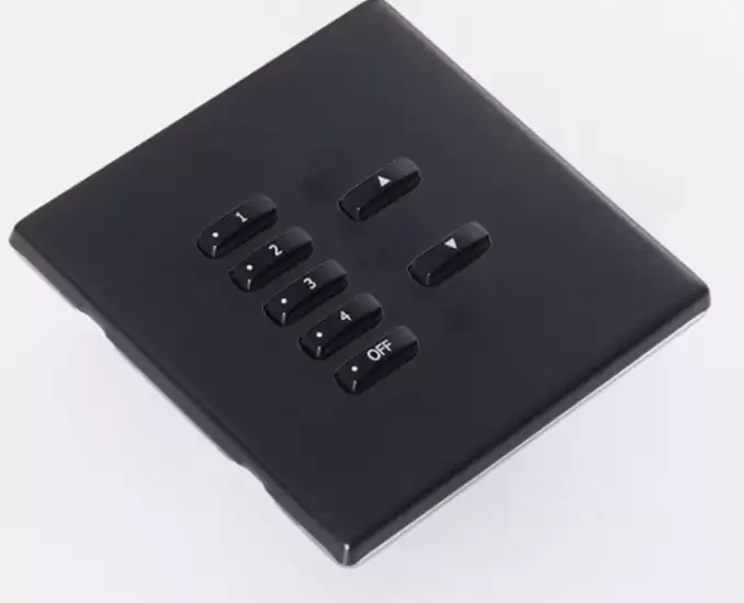 Heritage Wireless Cover plate Matt Black- RLH-070-MB