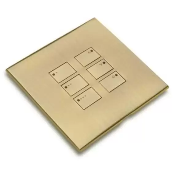 Wired EOS plate Antique Brass WP-EOS-60-AB